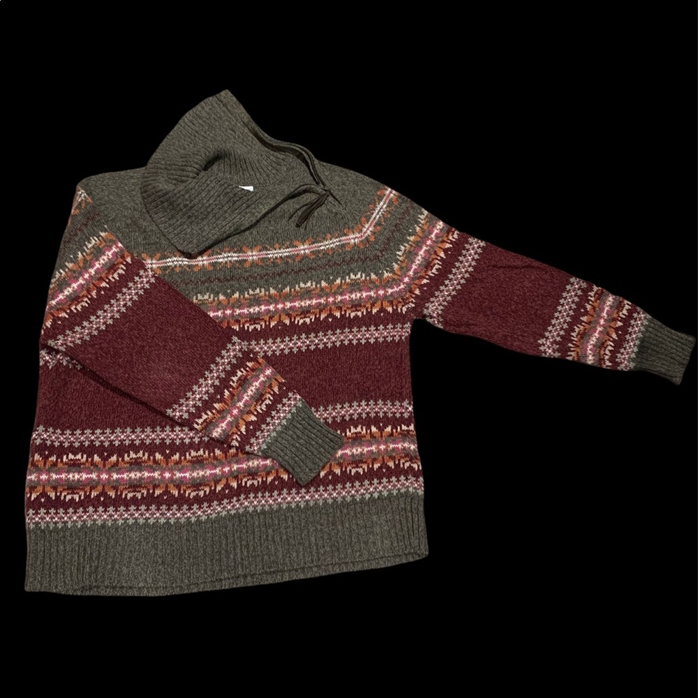 Adorable Knit Sweater w/ Zipper